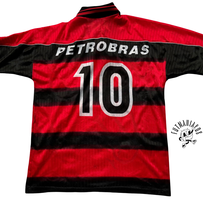 flamengo umbro home jersey 1997 1998 red black