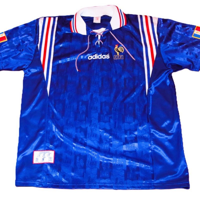 france 1996 home adidas blue