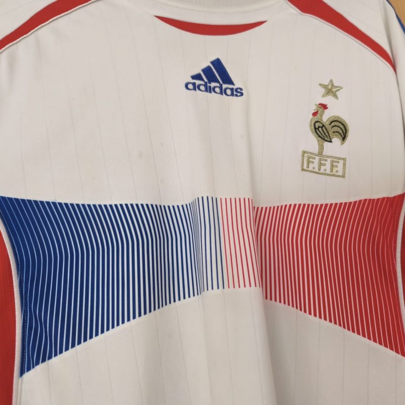 france away kit 740125 adidas 2006 2008 white red blue