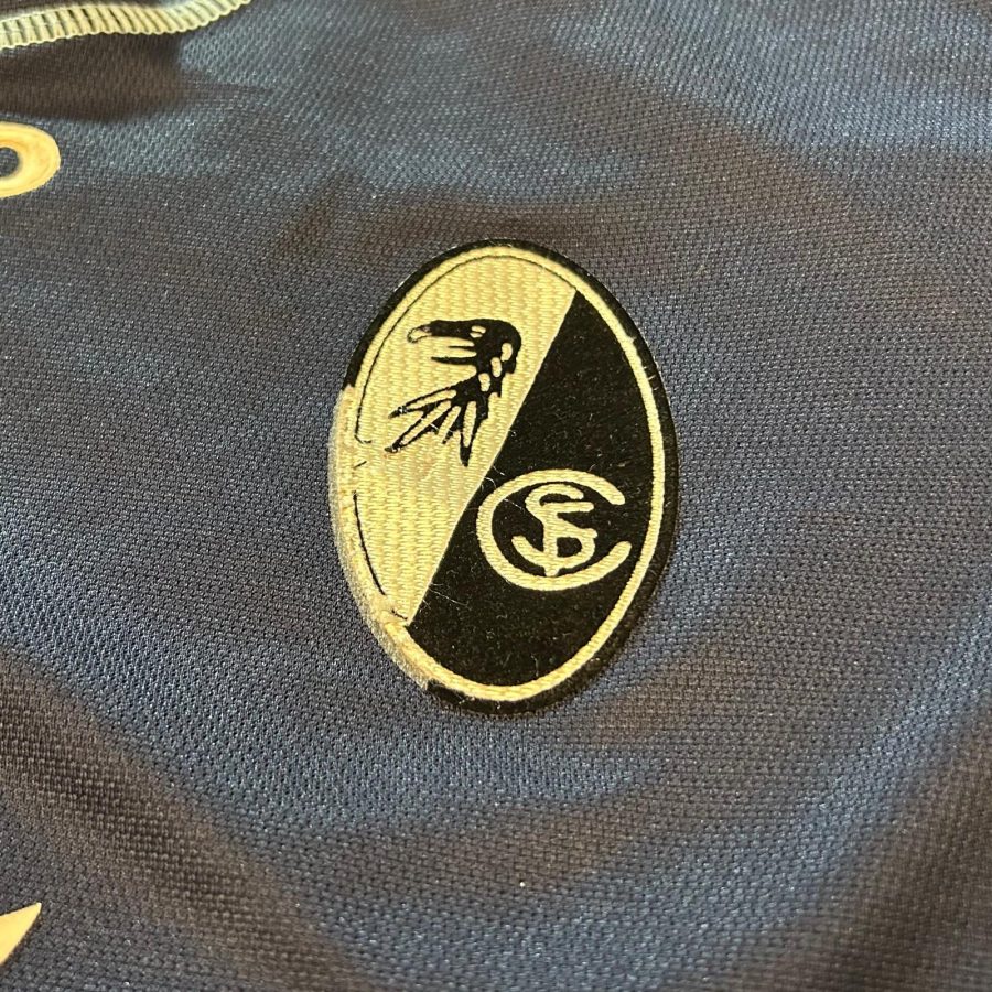 sc freiburg jako away jersey 2002 2003 2004 blue navy