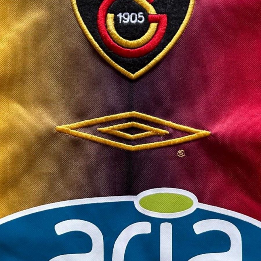 galatasaray home 2003 2004 yellow red umbro