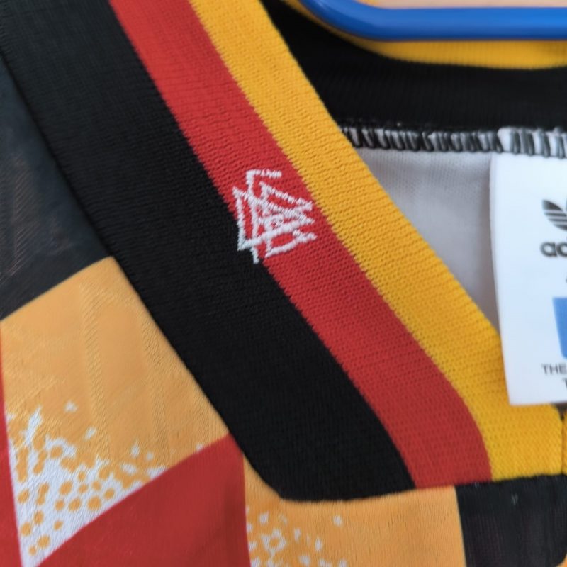 germany home kit adidas 1994 white black red yellow deutschland