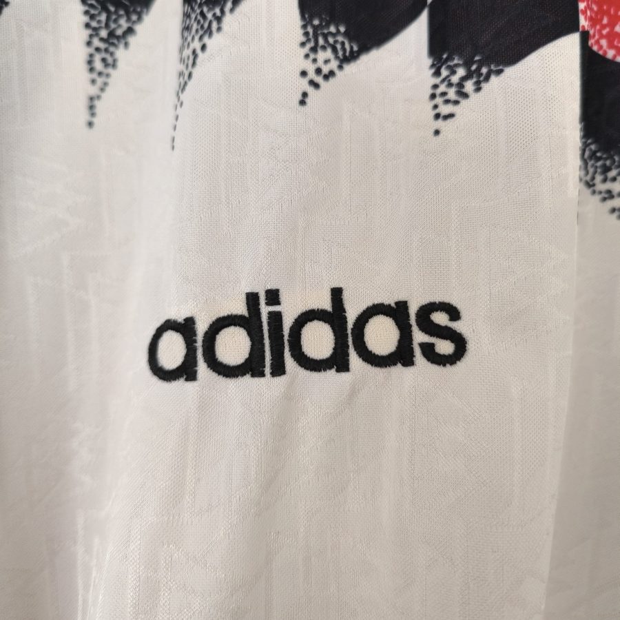 germany home kit adidas 1994 white black red yellow deutschland