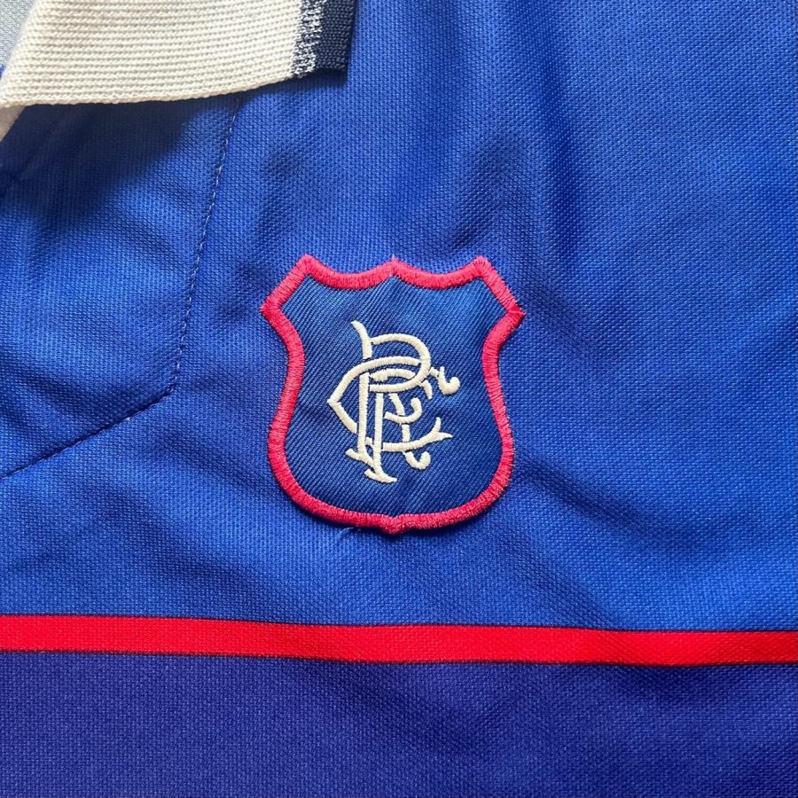 glasgow rangers home kit 1997 19998 1999 blue crest