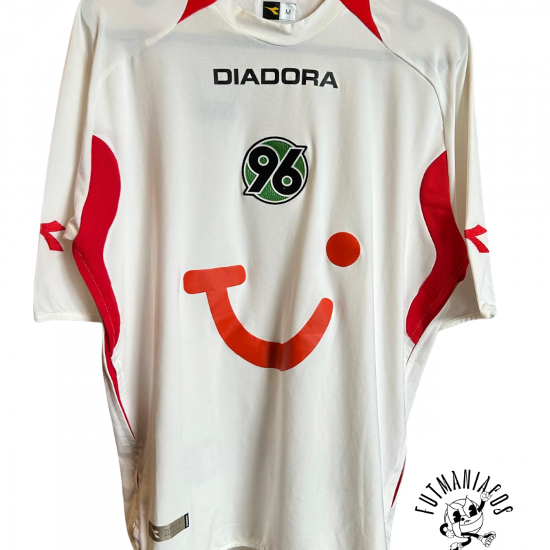 hannover 96 away jersey diadora 2005 2006 white