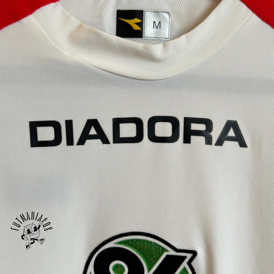 hannover 96 away jersey diadora 2005 2006 white