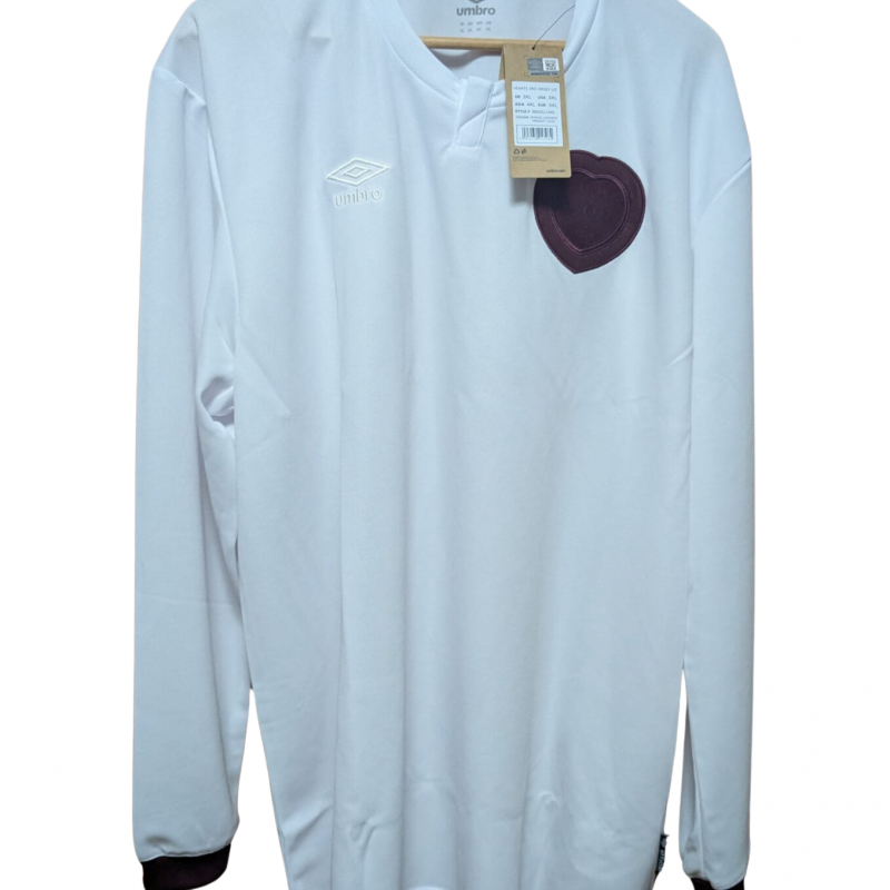 heart of midlothian third jersey umbro 2023 2024 white