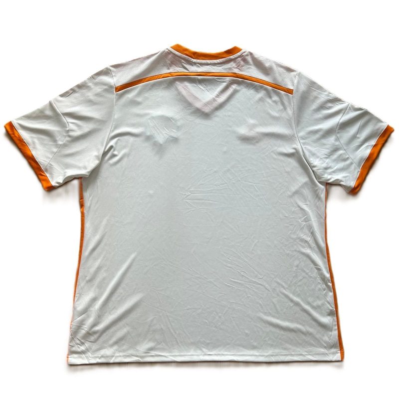 houston dynamo away adidas 2014 white orange