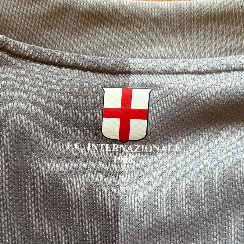 inter milan nike goalkeeper kit 2006 2007 grey pirelli