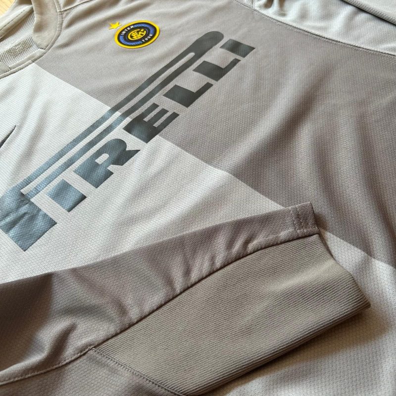 inter milan nike goalkeeper kit 2006 2007 grey pirelli