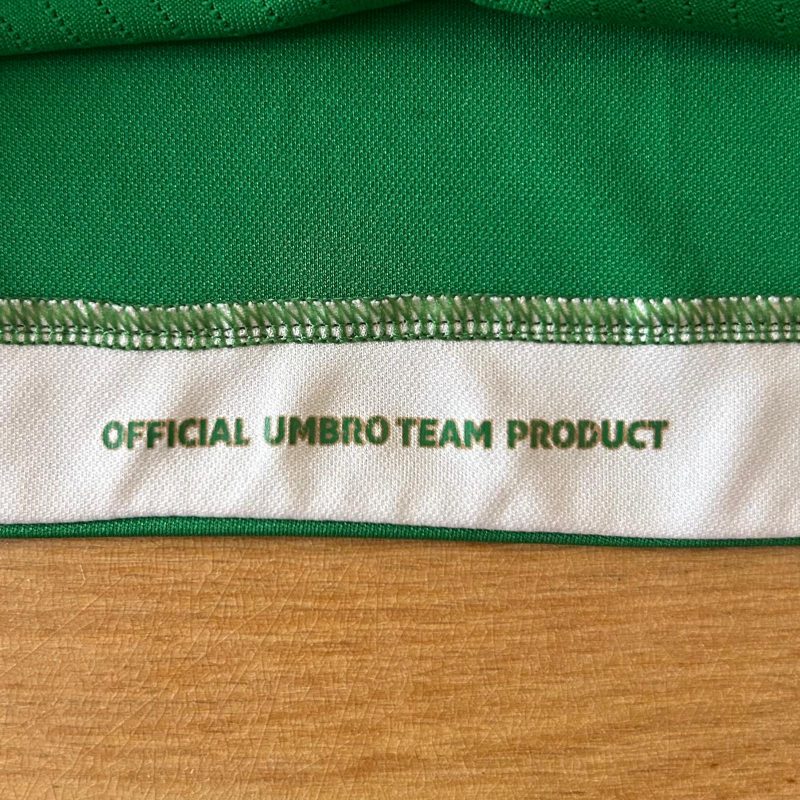 ireland home kit umbro 2008 green