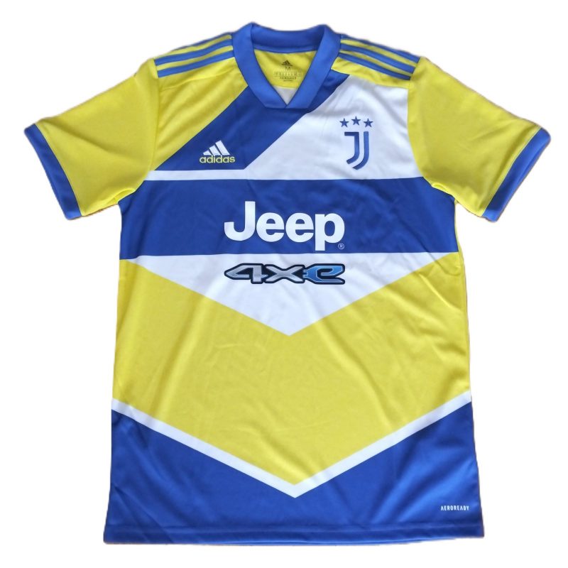 juventus third kit adidas jeep 2021 2022 blue white yellow
