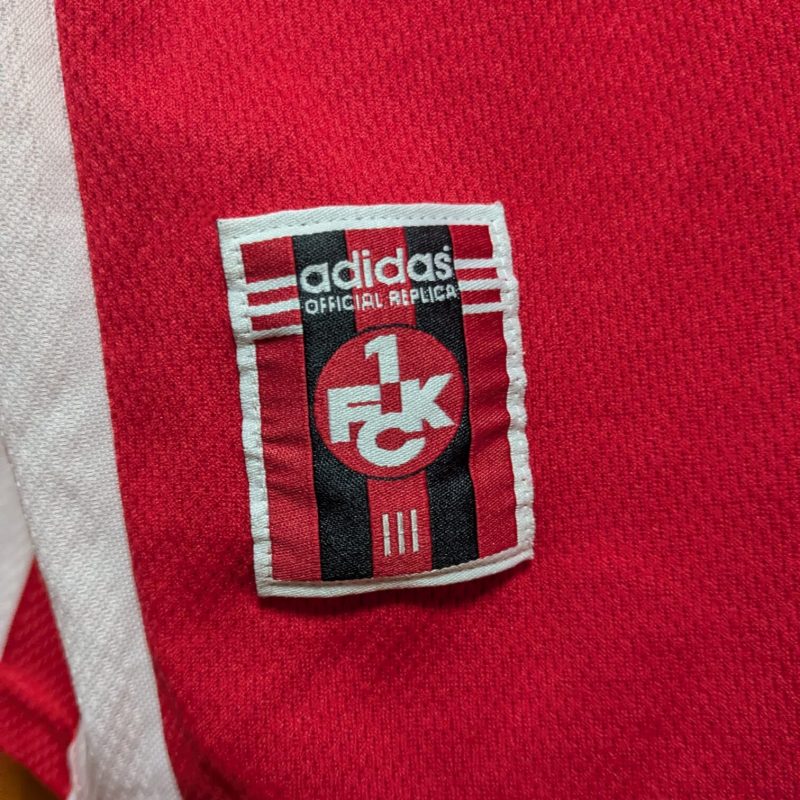kaiserslautern adidas home jersey 1998 1999 red