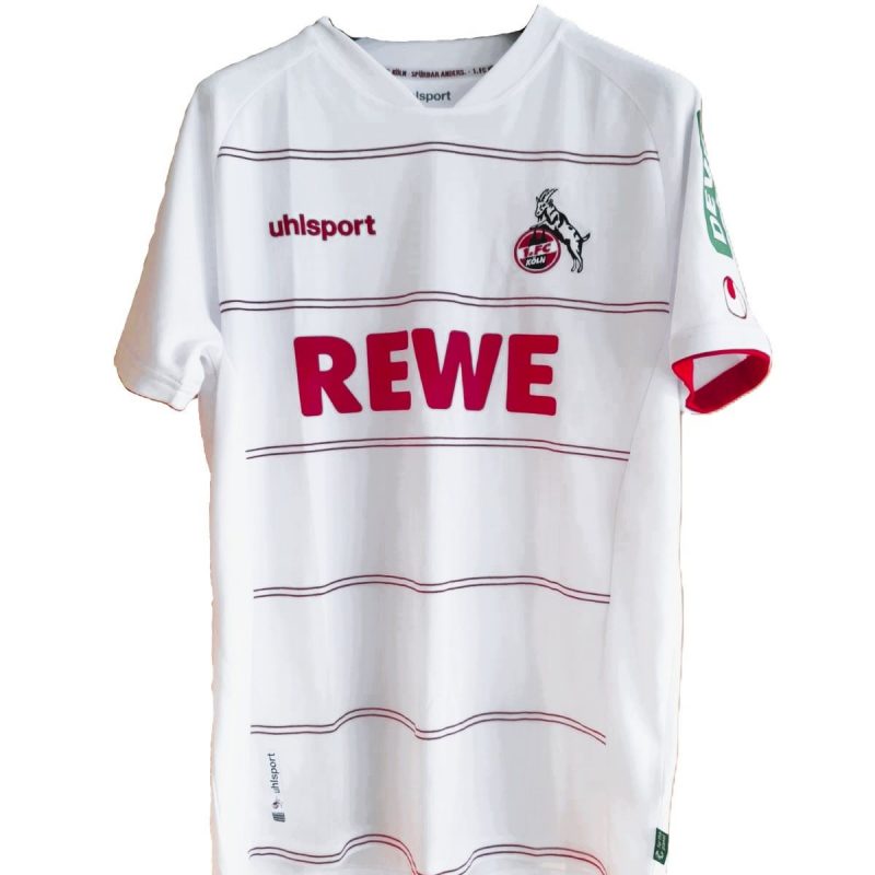 koln home 2021 2022 uhlsport white red
