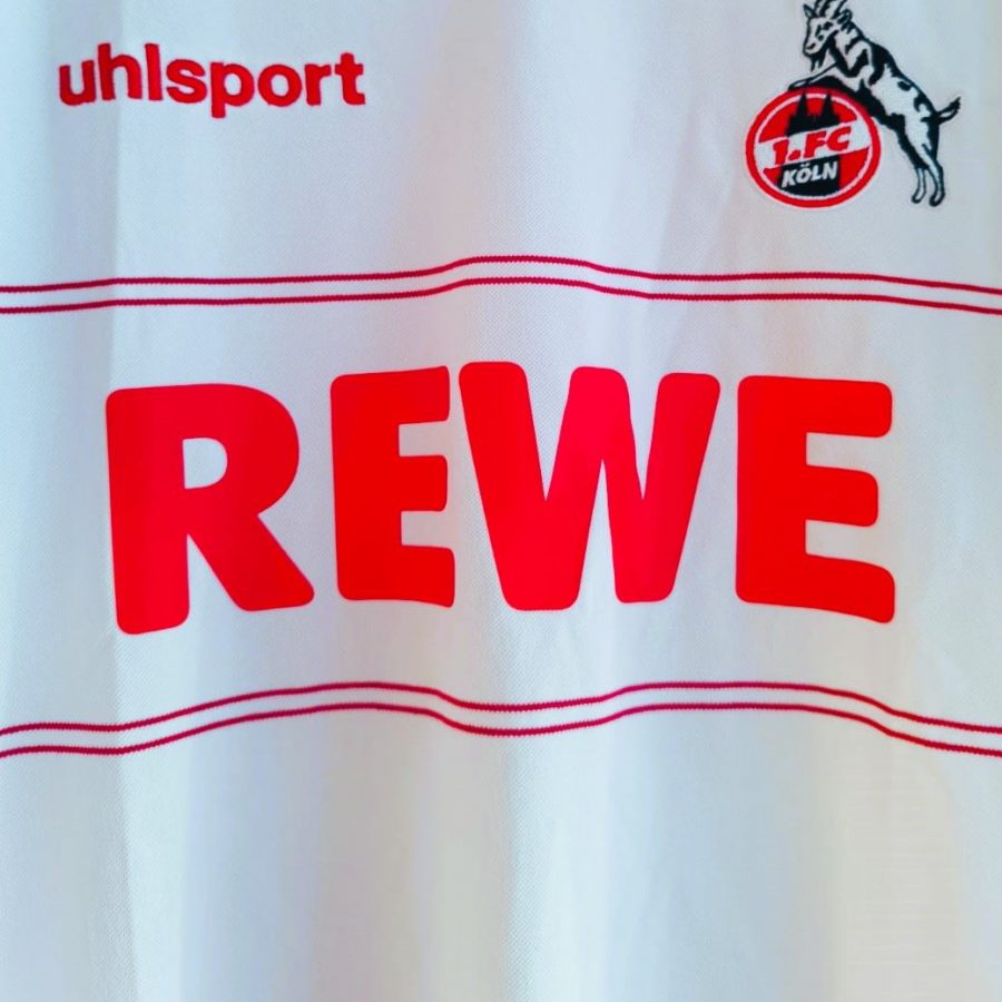 koln home 2021 2022 uhlsport white red