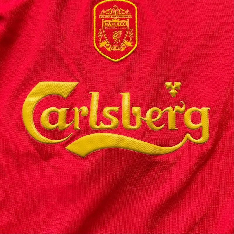 liverpool home jersey ucl uefa reebok 2001 2003 red