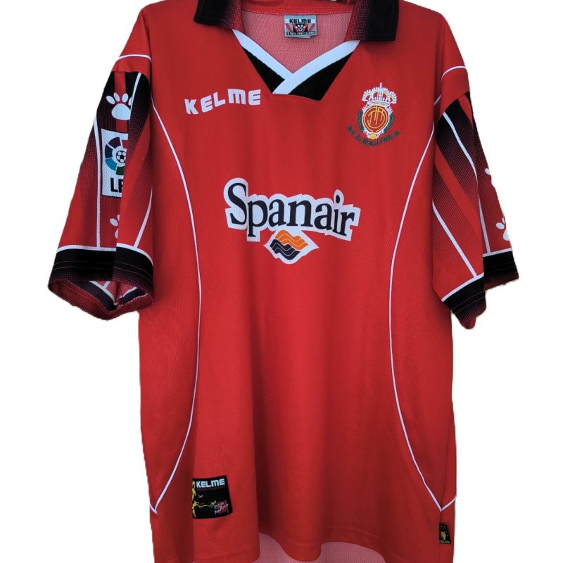mallorca kelme home kit 1997 1998 1999 front red