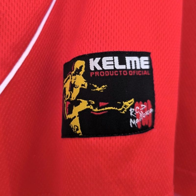 mallorca kelme home kit 1997 1998 1999 front red