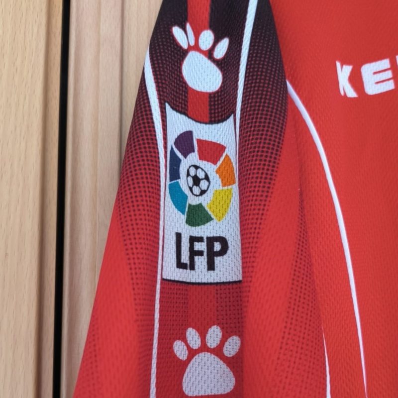 mallorca kelme home kit 1997 1998 1999 front red