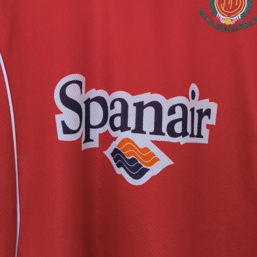 mallorca kelme home kit 1997 1998 1999 front red