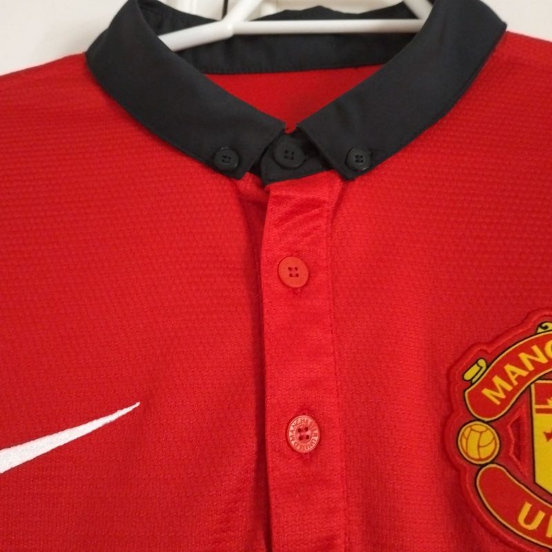 manchester united nike home kit 2013 2014 aon red