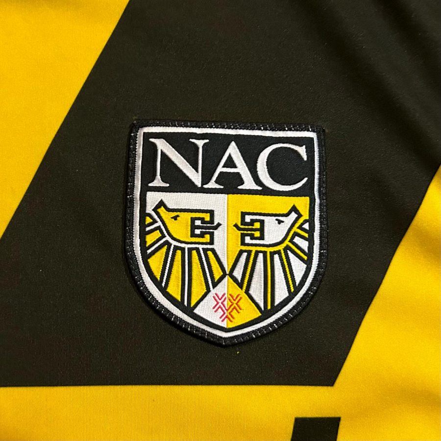 nac breda klupp home jersey 2008 2009 yellow black