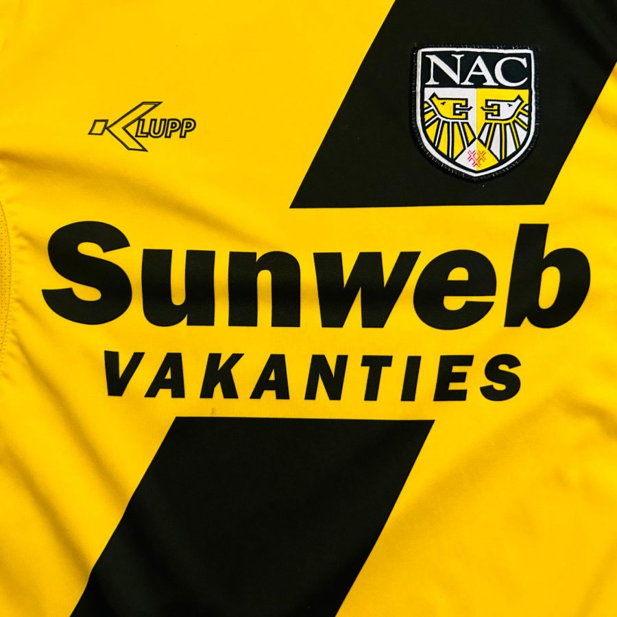 nac breda klupp home jersey 2008 2009 yellow black
