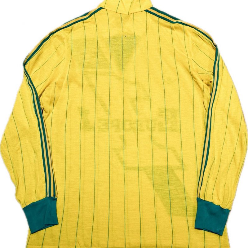 nantes home kit 1981 1982 yellow green adidas