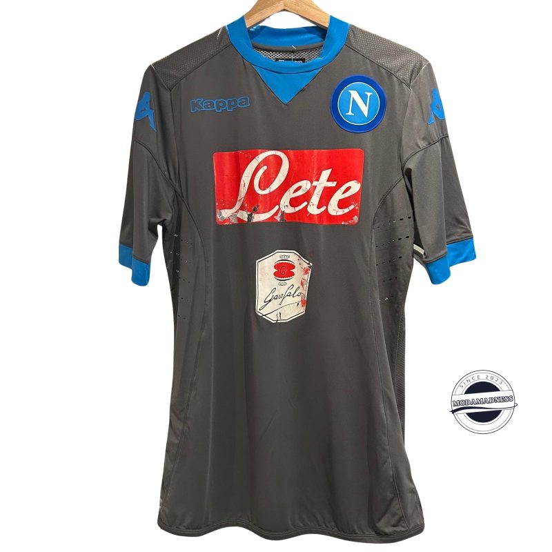 napoli kappa kombat away kit 2015 2016 grey