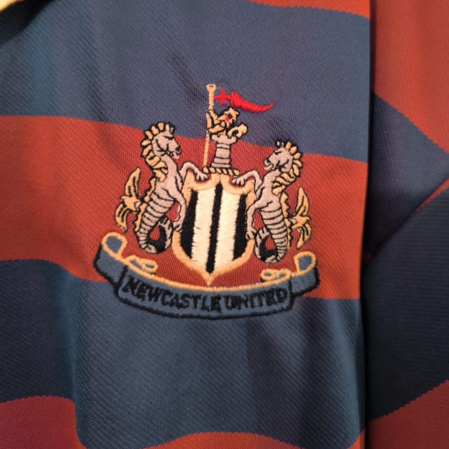 newcastle away adidas 1995 1996 maroon blue