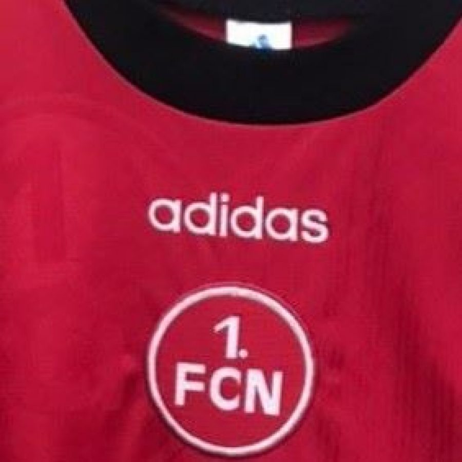 nurnberg home adidas 1997 1998 red black