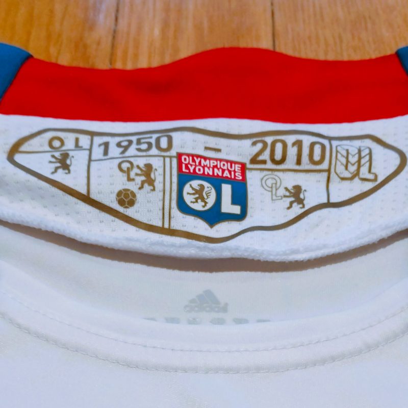 olympique lyonnais home kit adidas 2010 2011 betclic white