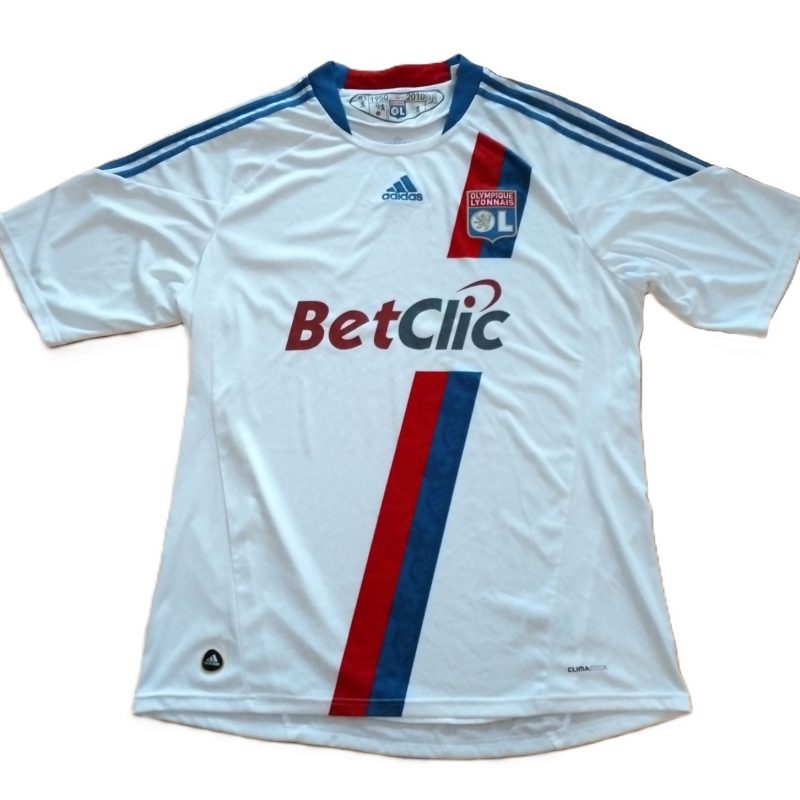olympique lyonnais home kit adidas 2010 2011 betclic white