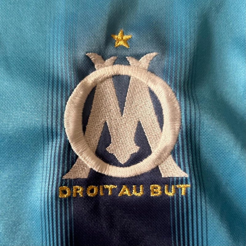 olympique marseille away jersey adidas 2004 2005 blue navy