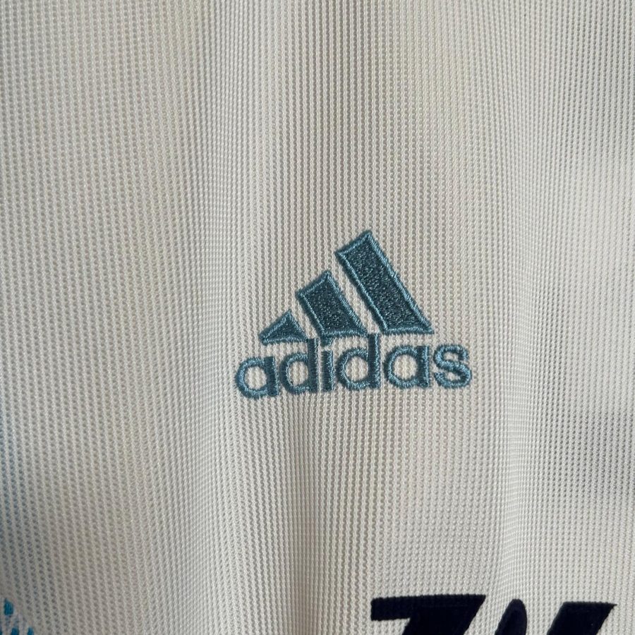olympique marseille home jersey adidas 2002 2003 white