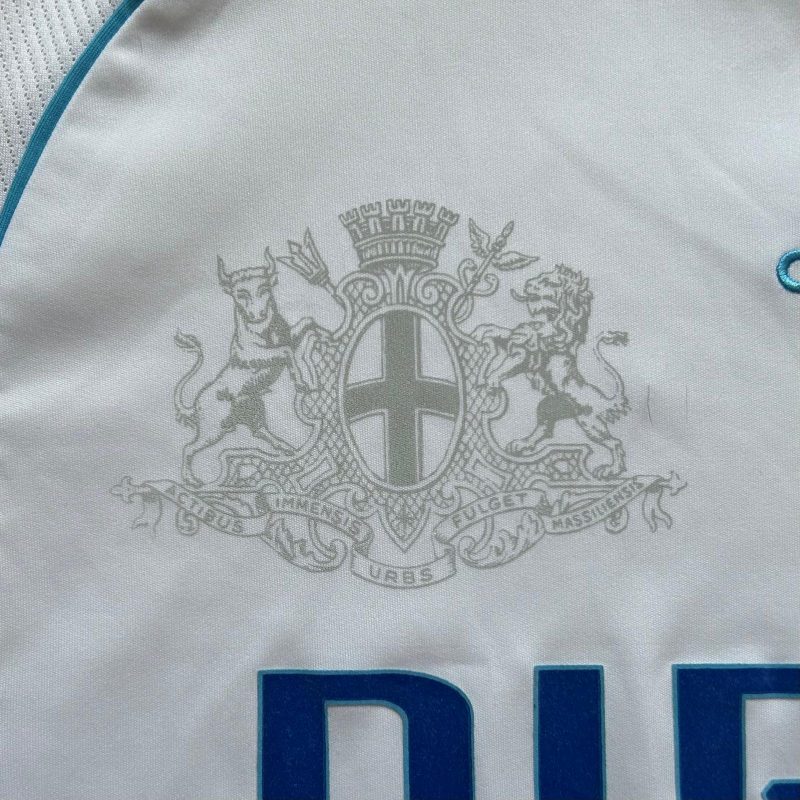 olympique marseille home kit adidas 2008 2009 direct energie white