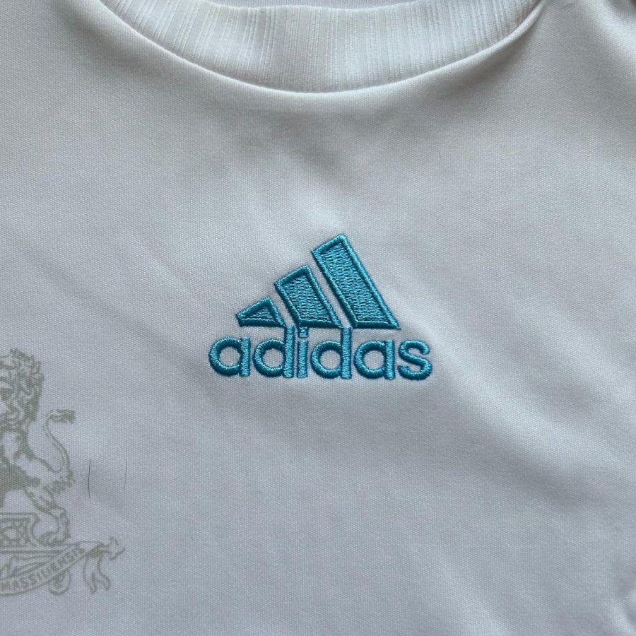 olympique marseille home kit adidas 2008 2009 direct energie white
