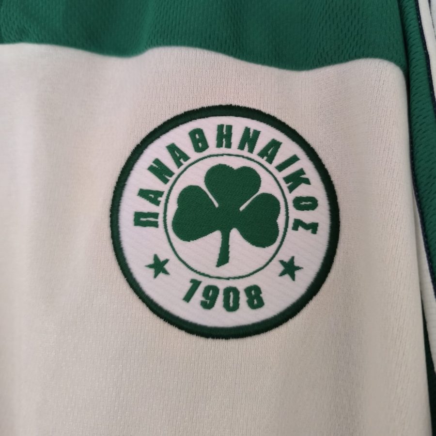 panathinaikos 683460 adidas away kit 2000 2001 white green
