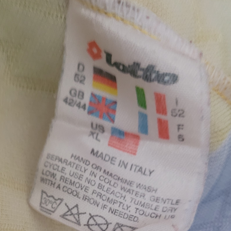 parma home 1998 1999f lotto yellow blue