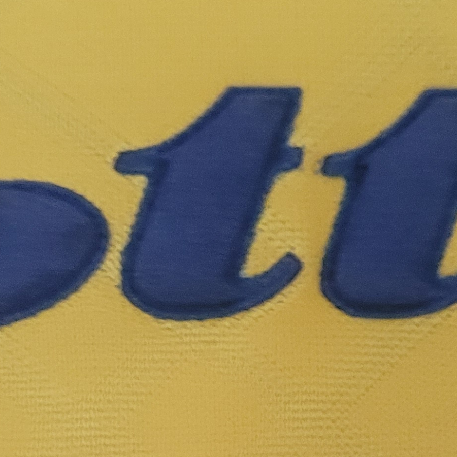 parma home 1998 1999f lotto yellow blue