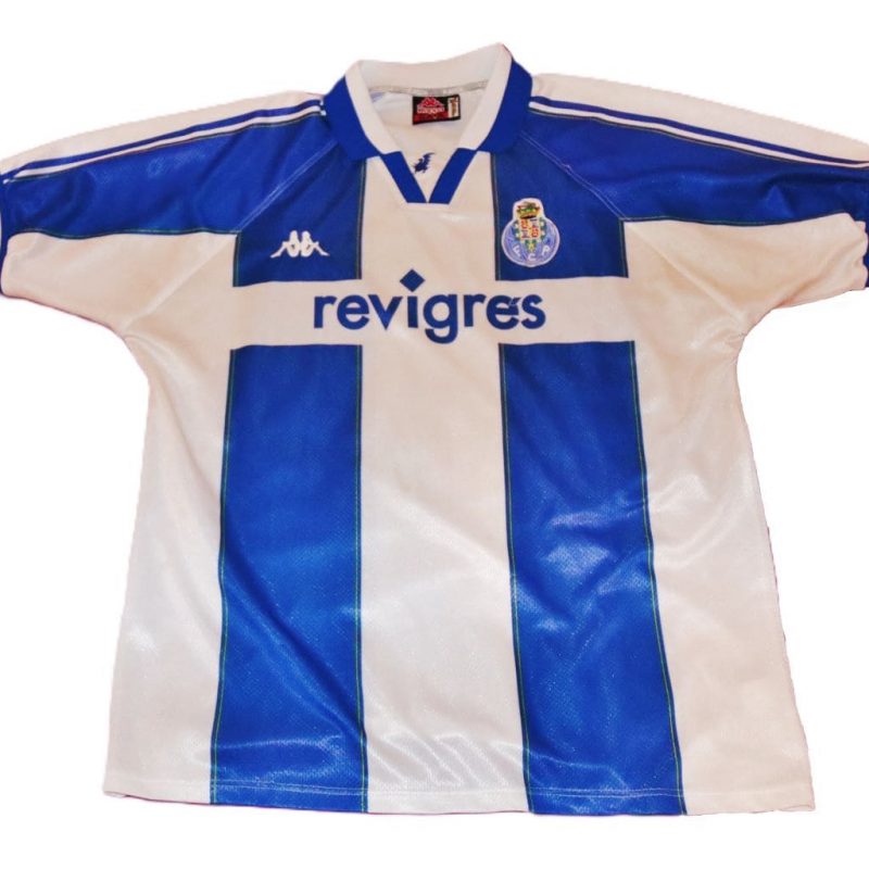 porto home 1997 1999 kappa front blue white