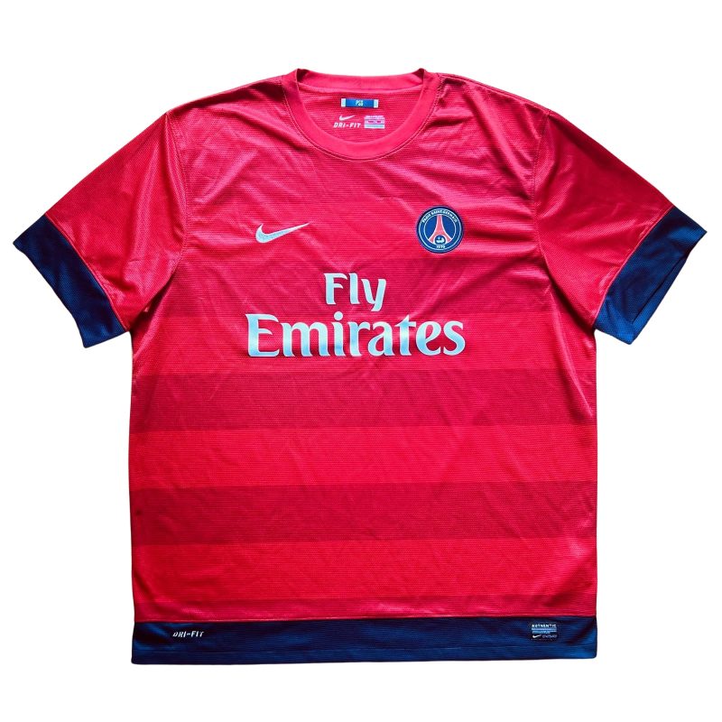 psg paris saint germain away kit nike 2012 2013 red Paris Saint-Germain