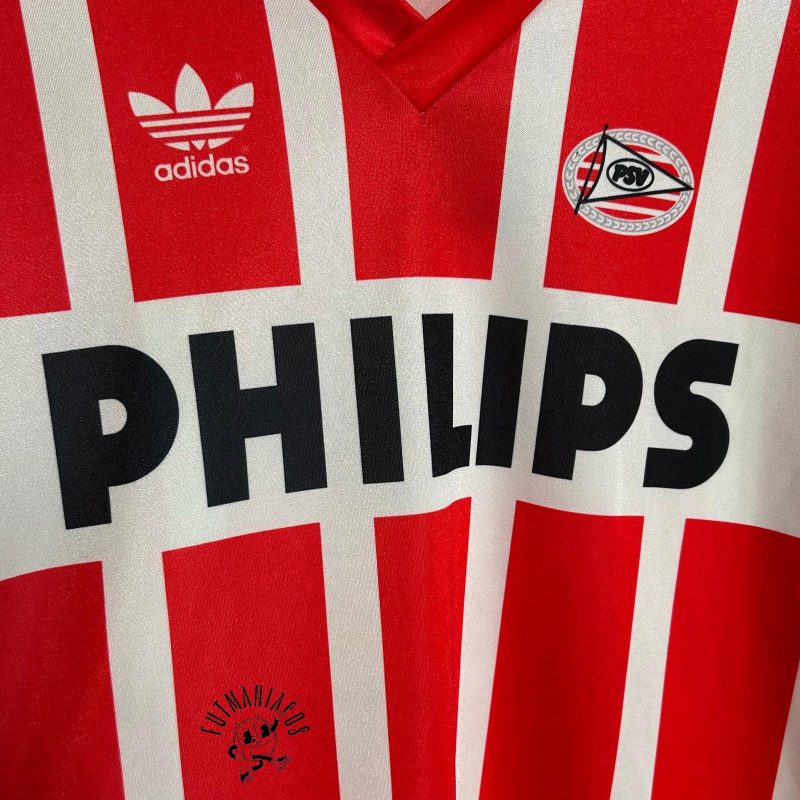 psv eindhoven adidas home jersey 1990 1992 red white