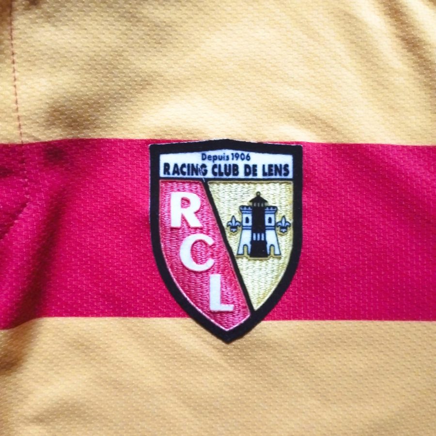 racing club lens home kit 2007 2008 yellow red 237961-701 nike