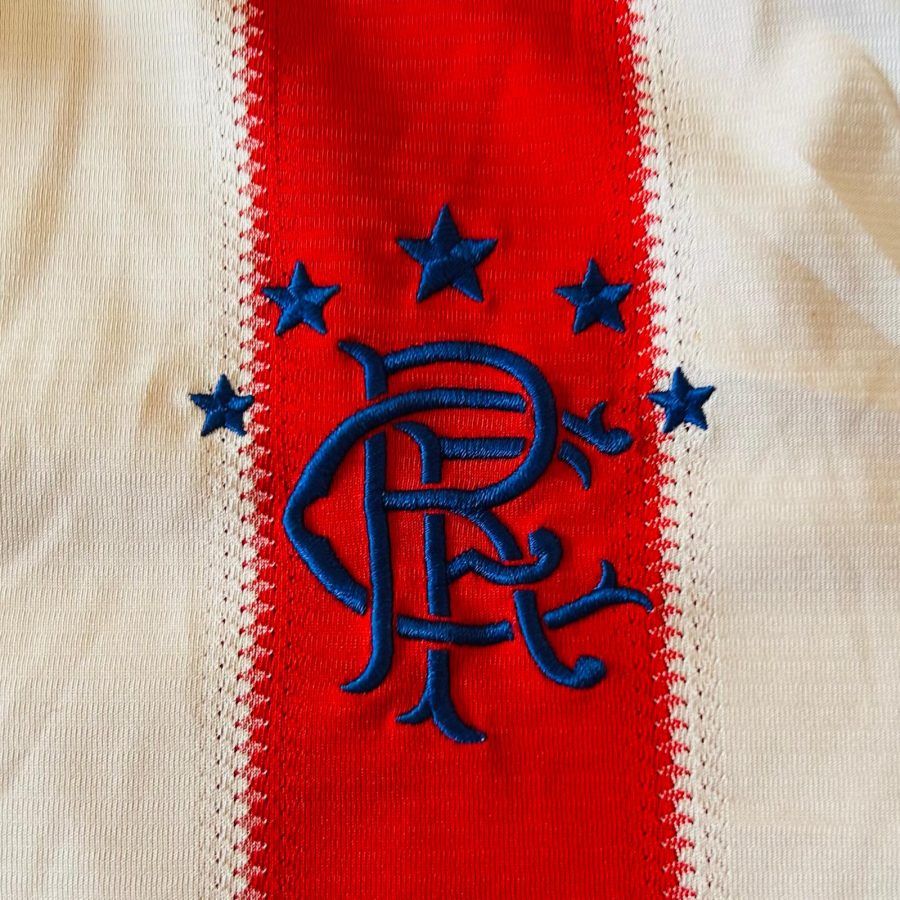 glasgow rangers away jersey umbro 2010 2011 red white