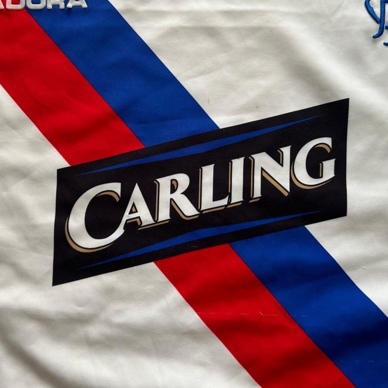 rangers glasgow diadora away 2004 2005 white