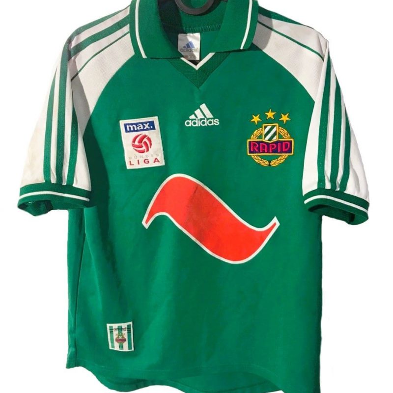 rapid wien home adidas 1999 2001 green