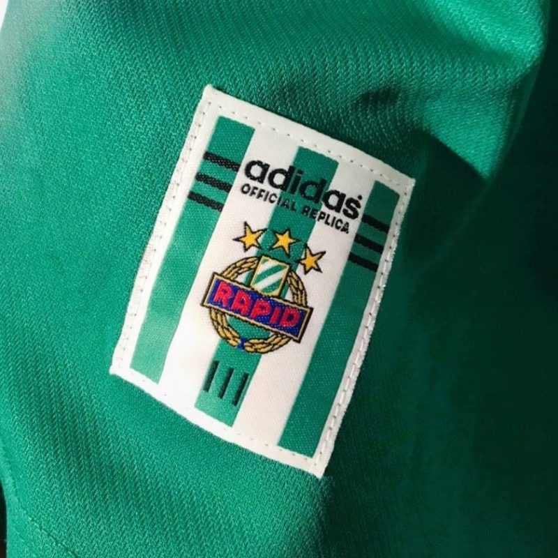 rapid wien home adidas 1999 2001 green