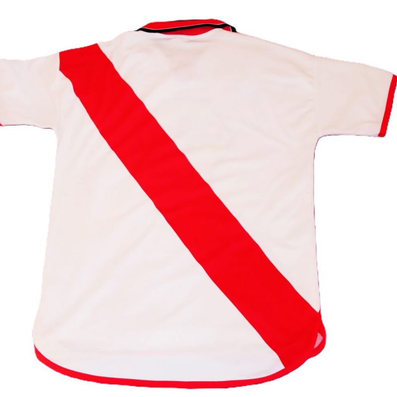 rayo vallecano 2001 2002 home red white joma