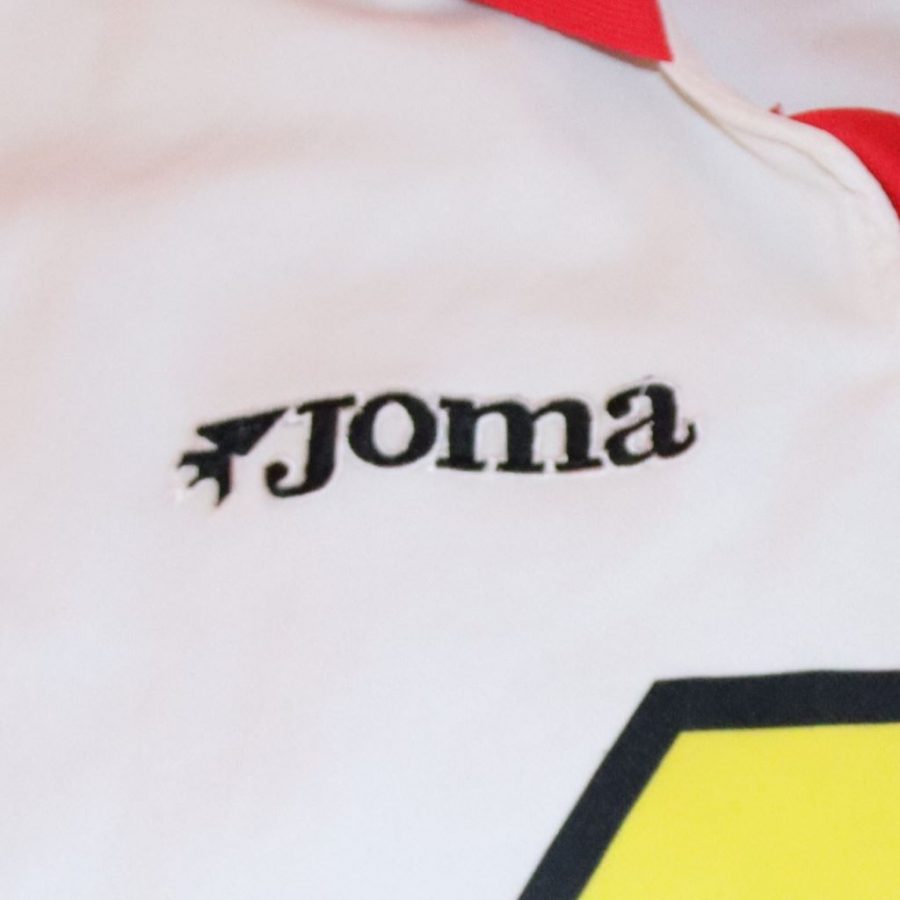 rayo vallecano 2001 2002 home red white joma